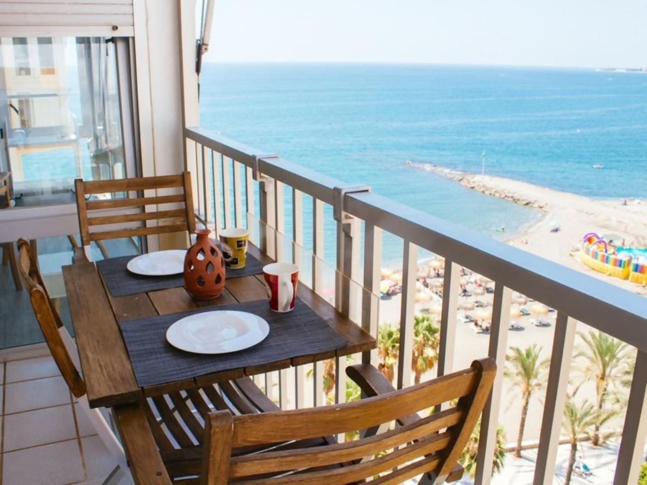 Loft En Residencial 1ª Linea Con Piscina Apartman Algarrobo Costa Kültér fotó
